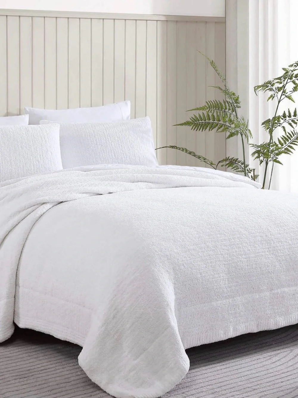 Sunday Citizen Snug Comforter Twin/Full Clear White Retail $285